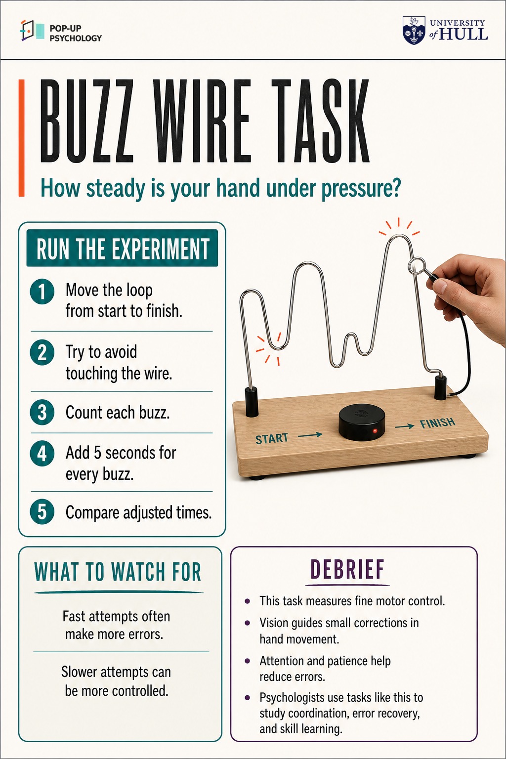 Buzz Wire Task activity guide
